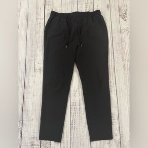Right of Way Work Out Drawstring Pants Women's XL Black Polyester Pockets EUC